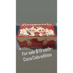 Labubu blind box Coca Cola Plush Pop Mart the Monsters